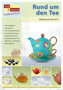 Katalog mit Teekannen aus Gusseisen