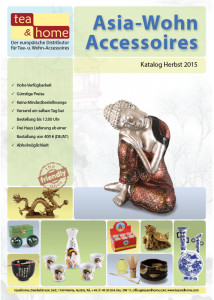 Katalog mit Asiatischem Geschirr und Asiatischen Figutren - Cover