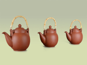 Teekannen aus Ton