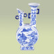 Vase aus Keramik 31cm hoch