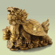 Figur aus Bronze, Drachenschildkröte