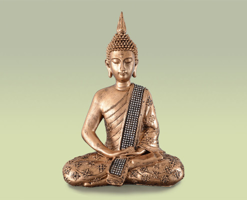 Figur aus Polyresin, Buddha