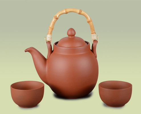Teekanne aus Ton