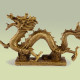 Drachen-Figur aus Bronze