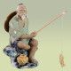 Fischer-Figur aus Keramik