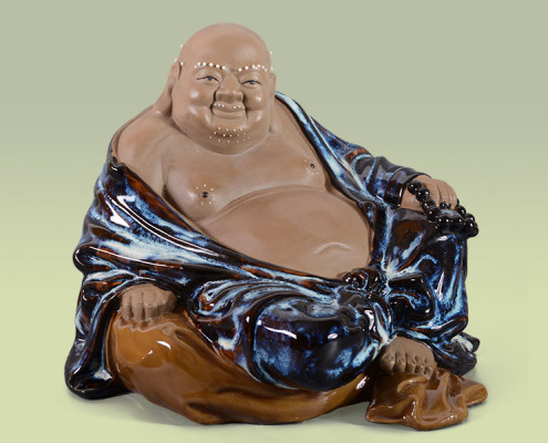 Buddha-Figur aus Keramik