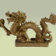 Figur aus Bronze, Drache